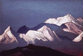 Himalaya sacré - Nicolas Roerich image 1 copie de tableau peinte à la main