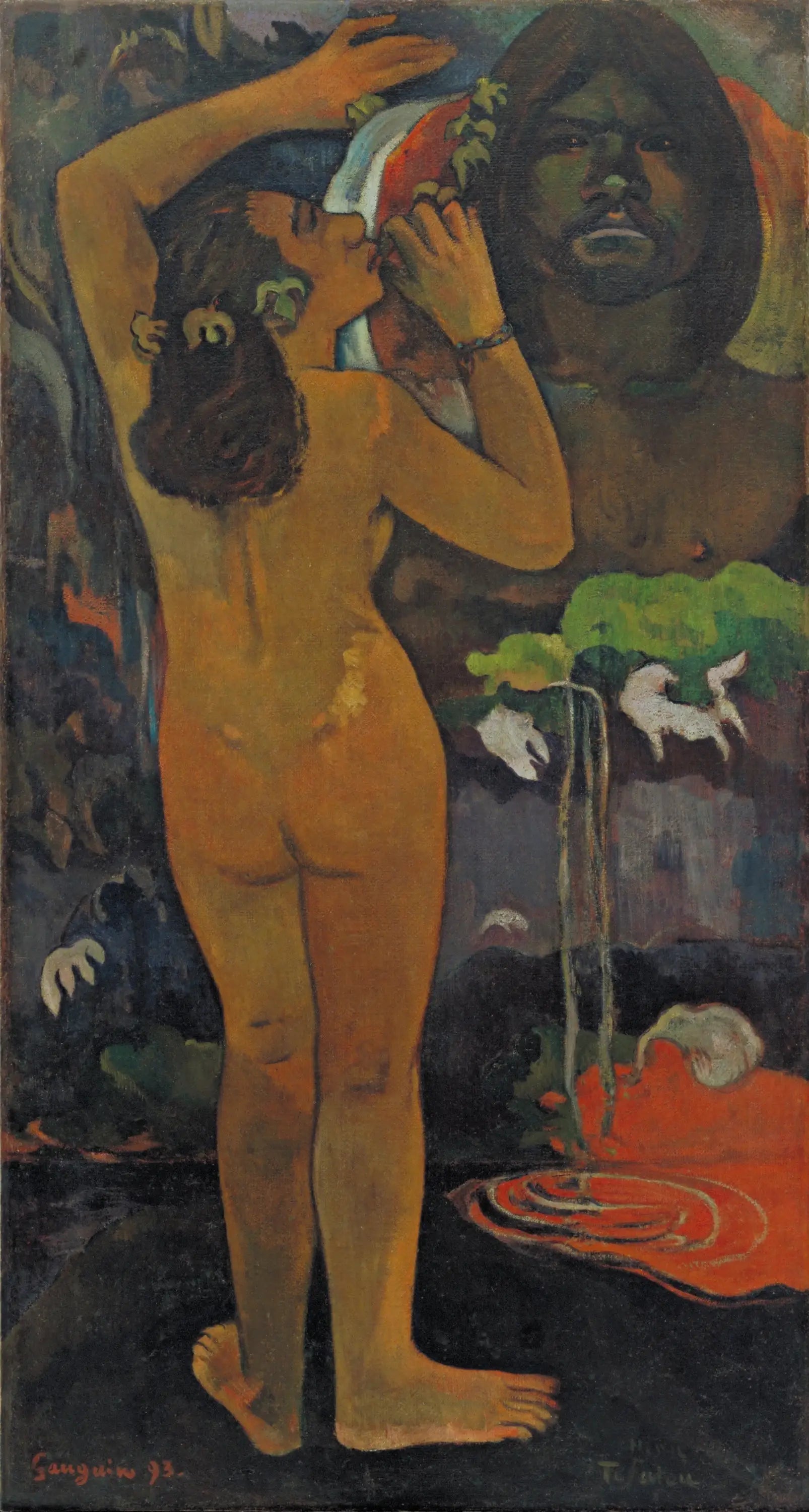 Hina Tefatou - Paul Gauguin image 1 reproduction artisanale de tableau