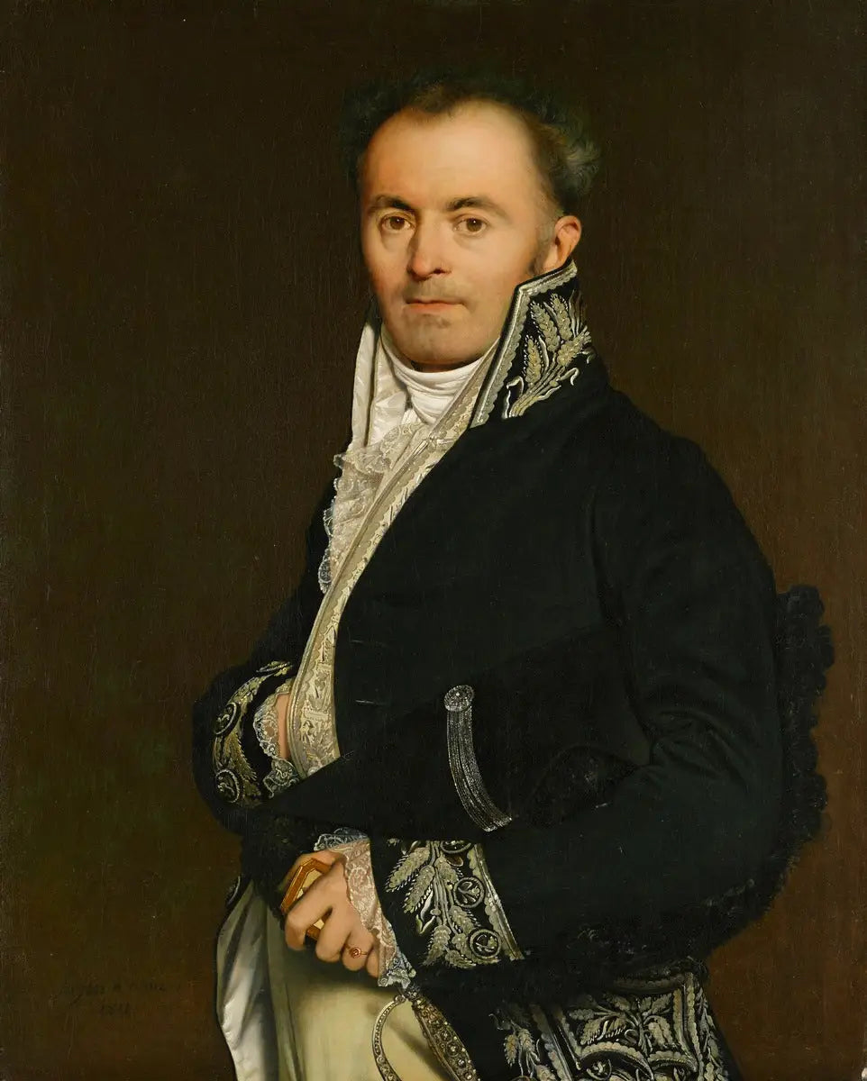 Hippolyte-François Devillers - Jean-Auguste-Dominique Ingres image 1 tableau peint à l’huile sur toile