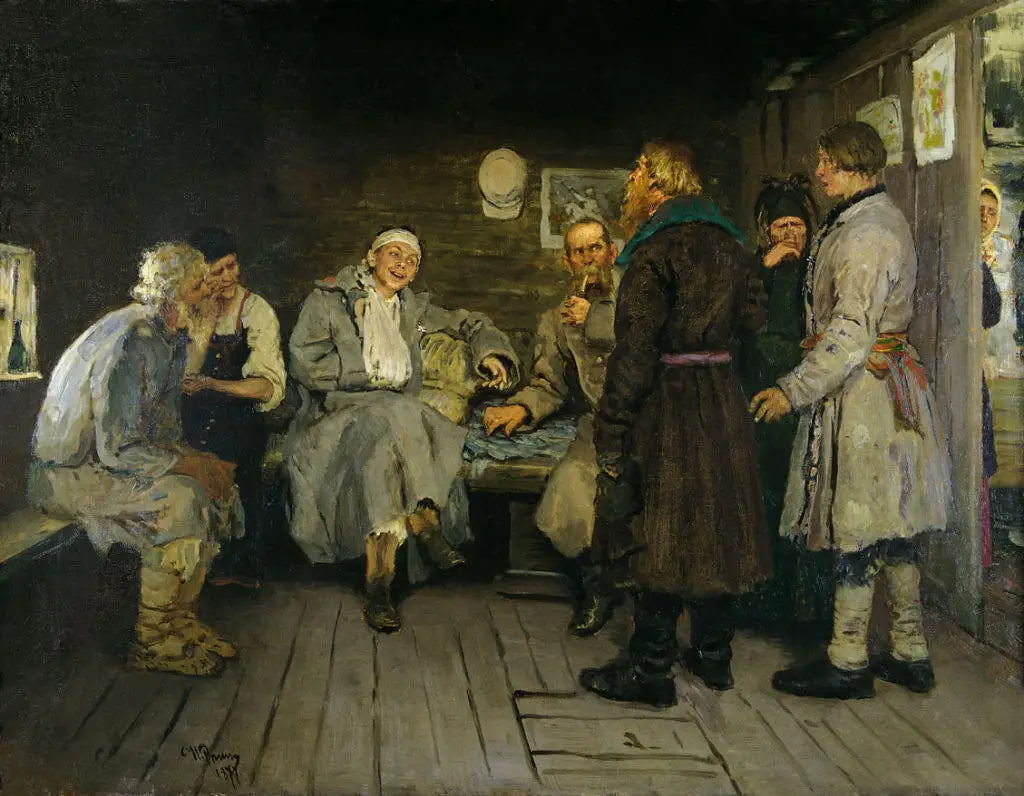 Histoire d'un soldat - Ilya Repin image 1 reproduction d’œuvre d’art à l’huile