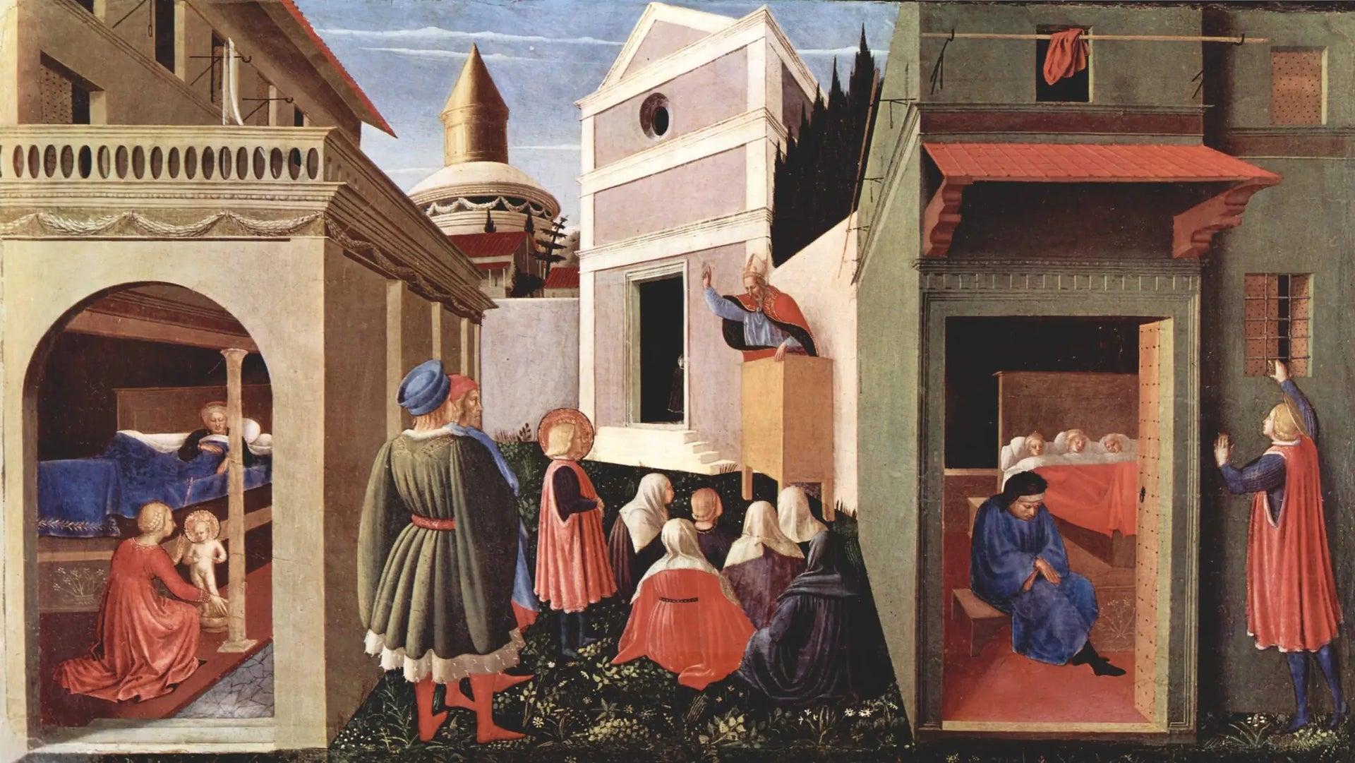 Histoire de Saint Nicolas - Fra Angelico image 1 tableau peint à l’huile sur toile
