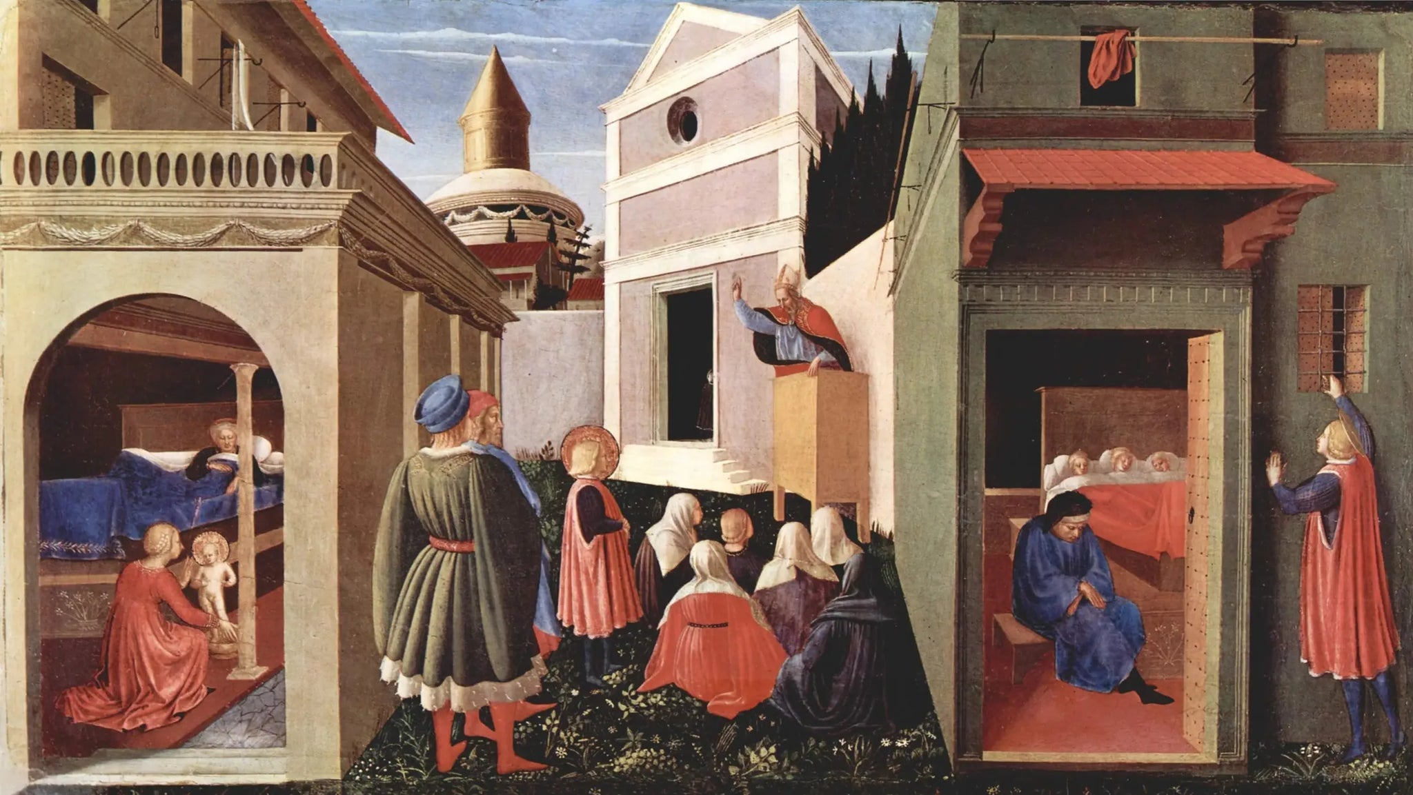 Histoire de Saint Nicolas - Fra Angelico image 1 tableau peint à l’huile sur toile