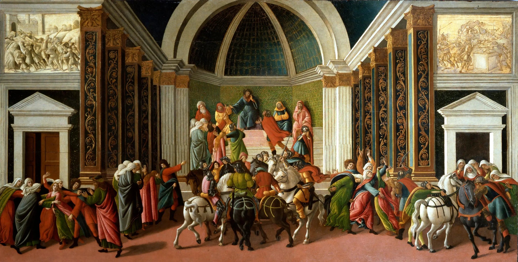 Histoire de Virginie Romana - Sandro Botticelli image 1 copie peinte à la main à l’huile