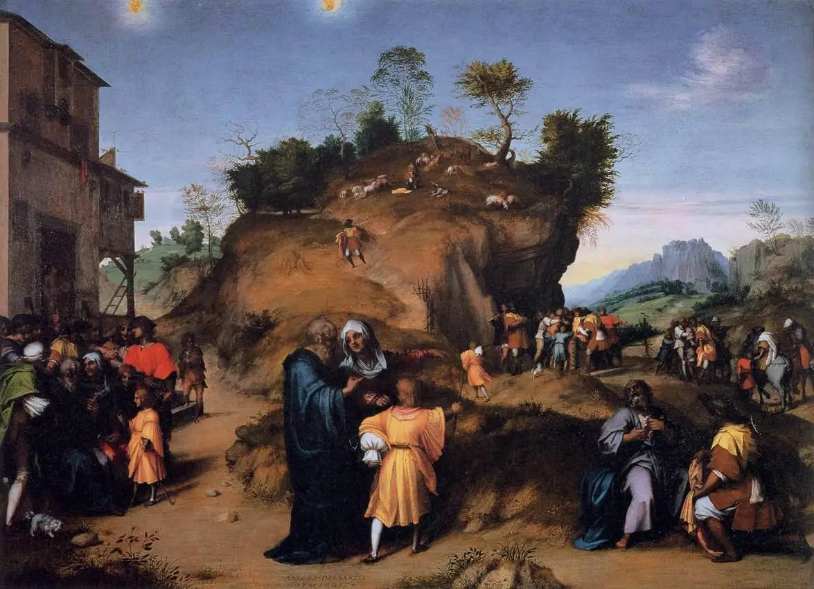 Histoires de Joseph - Andrea del Sarto image 1 copie peinte à la main à l’huile