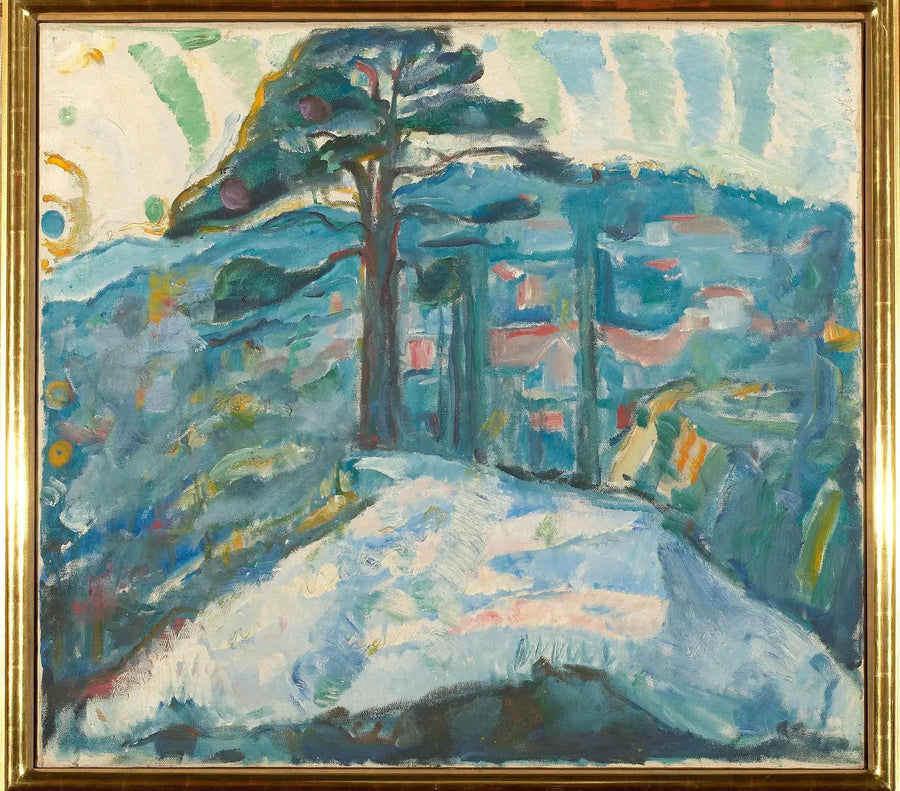 Hiver à Kragerø - Edvard Munch