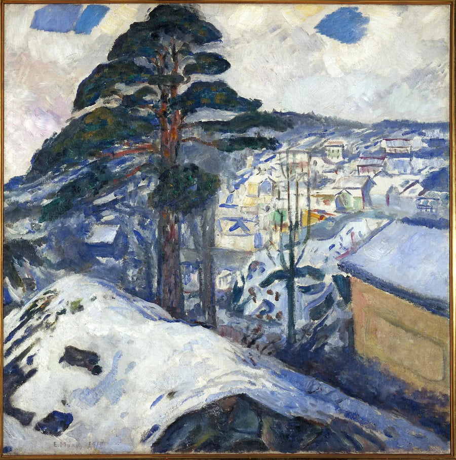 Hiver à Kragerø - Edvard Munch