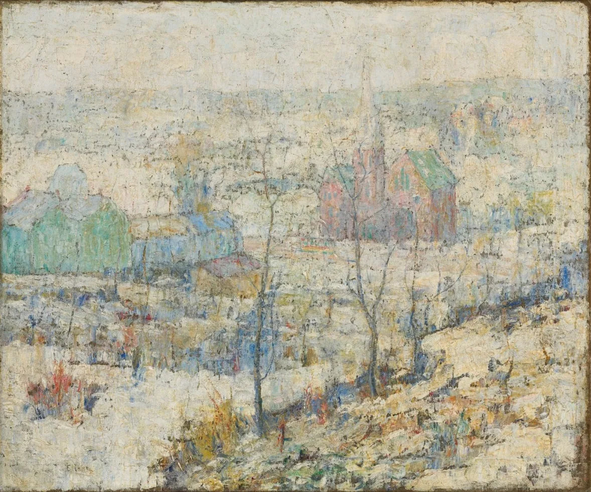 Hiver - Ernest Lawson image 1 tableau peint à l’huile sur toile