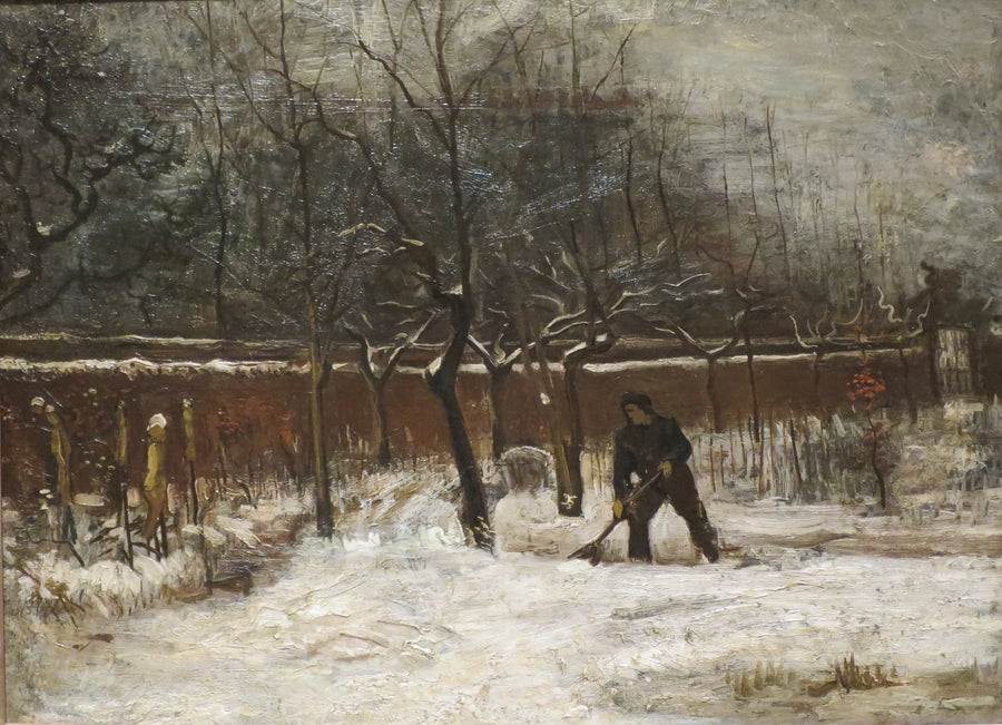 Hiver, le jardin du presbytère sous la neige, F194 – Vincent van Gogh