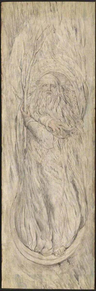 Hiver - William Blake image 1 reproduction de peinture à l’huile