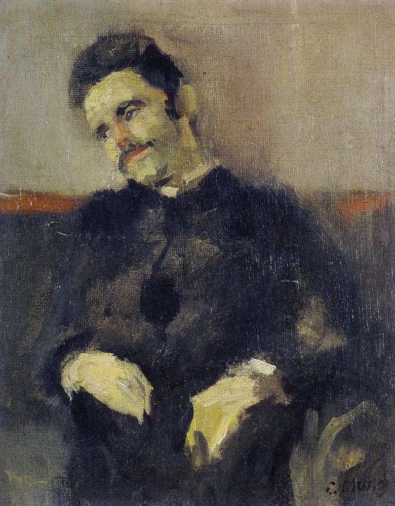 Hjalmar Borgstrøm - Edvard Munch image 1 reproduction artisanale de tableau