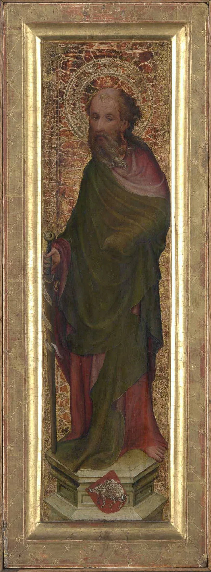 Hl. Paulus Rückseite: Hl. Reinoldus - Conrad von Soest image 1 tableau peint à l’huile sur toile