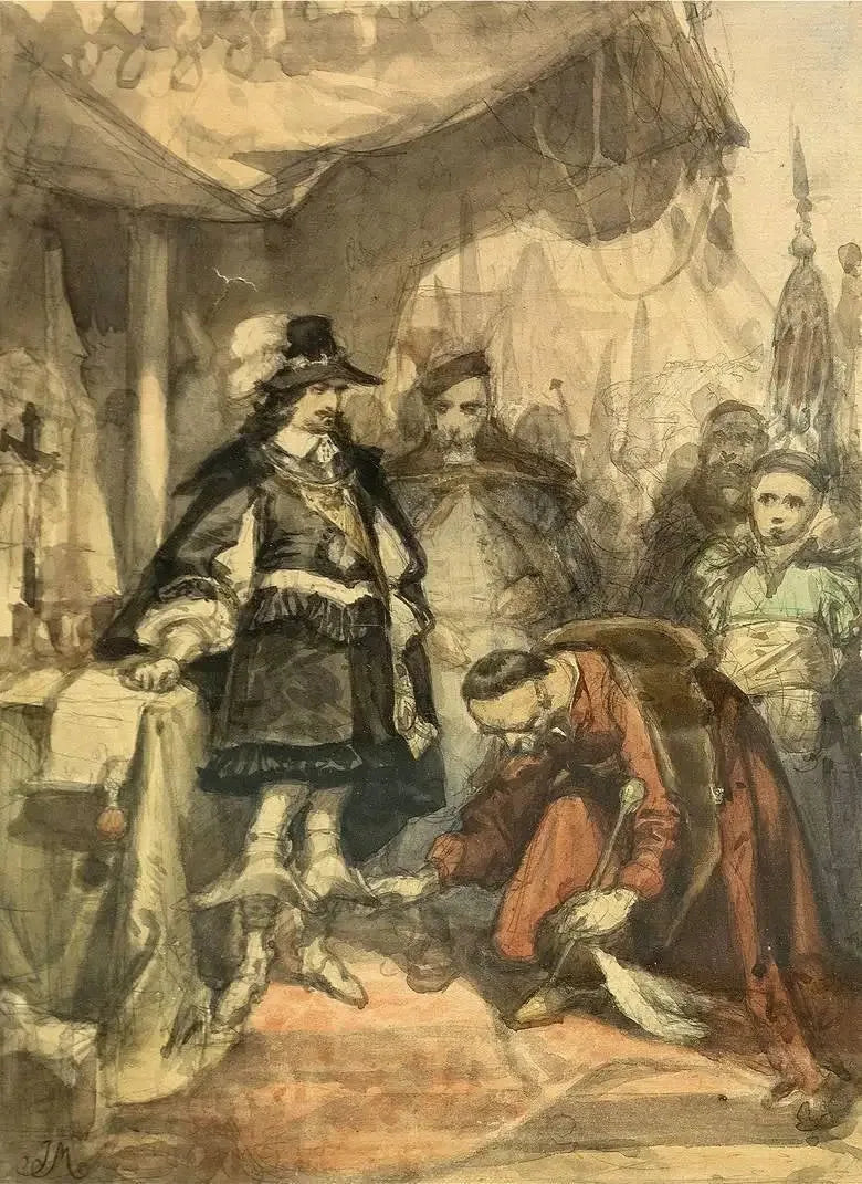 Hołd Bohdana Chmielnickiego pod Zborowem - Jan Matejko image 1 reproduction réalisée par Alpha Reproduction