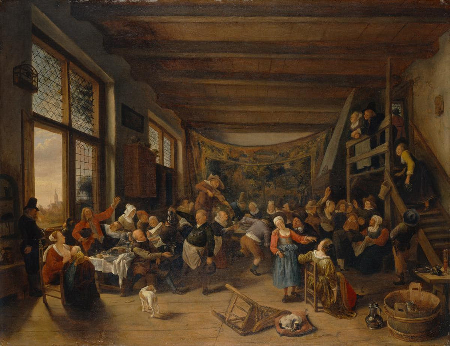 Hochzeitsfest in einer Bauernschenke - Jan Steen