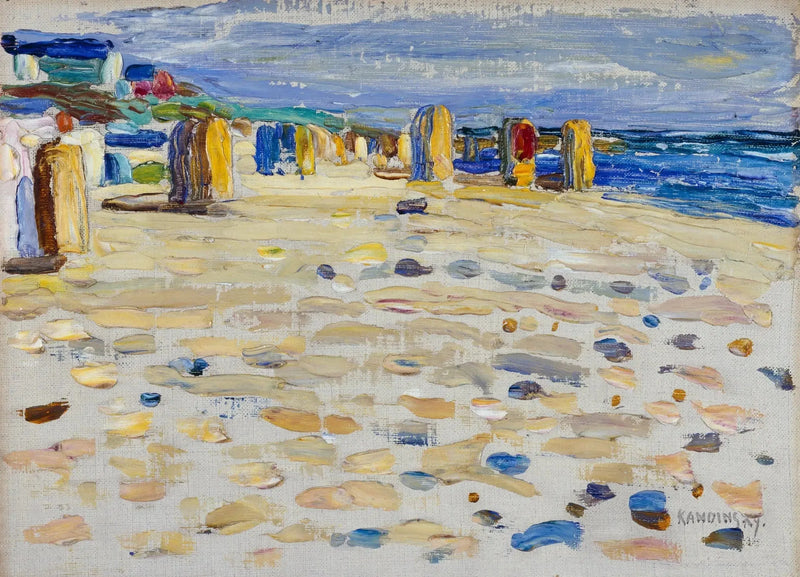 Hollande - Chaises de plage - Vassily Kandinsky