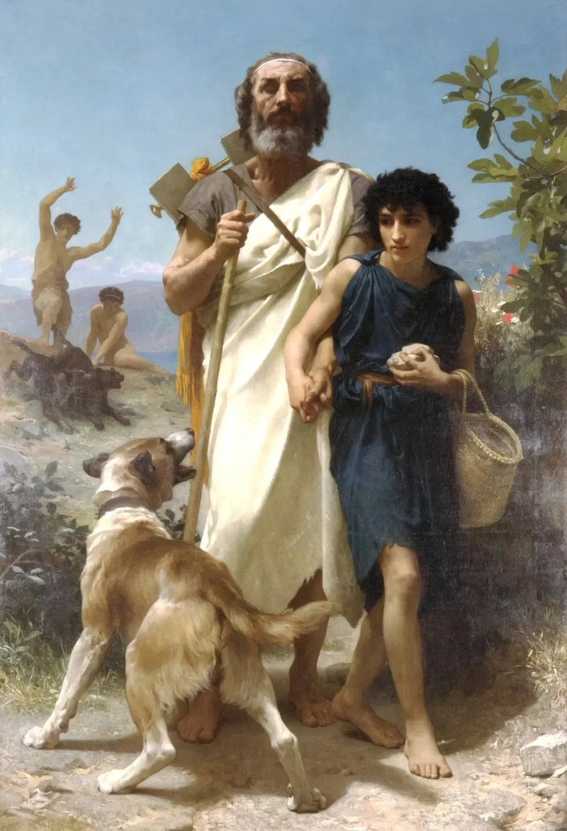 Homère et son guide - Bouguereau