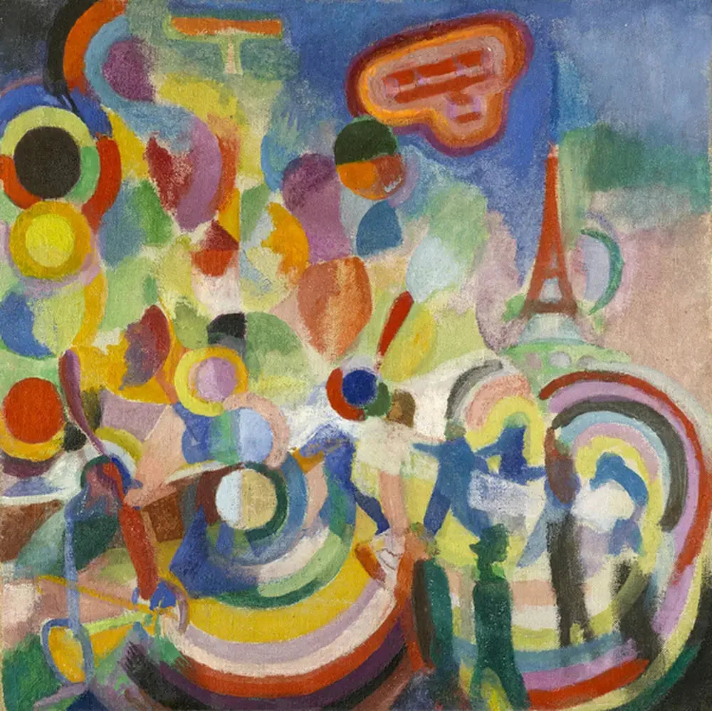 Hommage à Blériot - Robert Delaunay image 1 reproduction d’œuvre d’art à l’huile