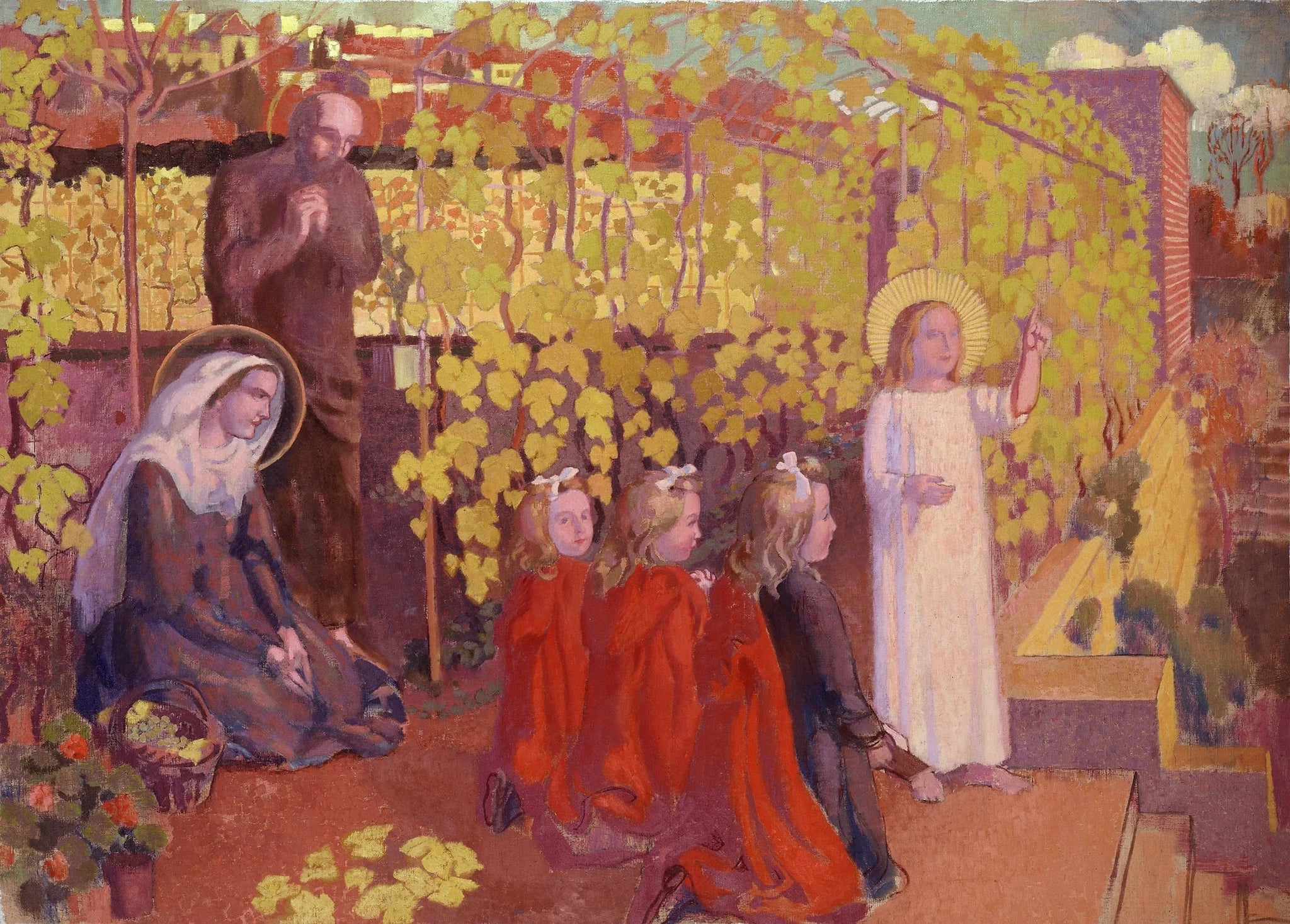 Hommage à l'Enfant Jésus - Maurice Denis image 1 reproduction de peinture à l’huile
