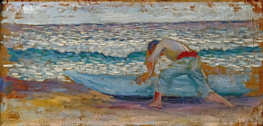 Homme à la barque - Henri-Edmond Cross