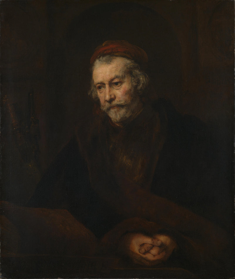 Un homme âgé en tant que Saint Paul - Rembrandt