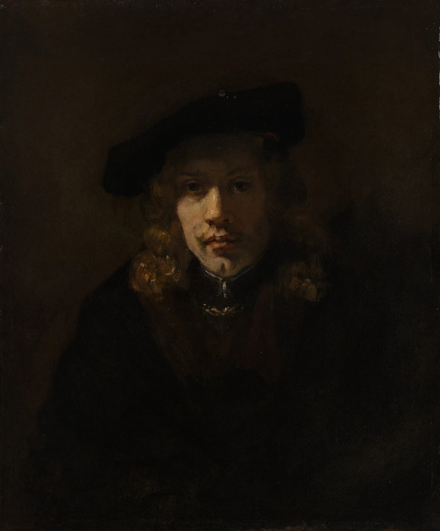 Homme au béret - Rembrandt