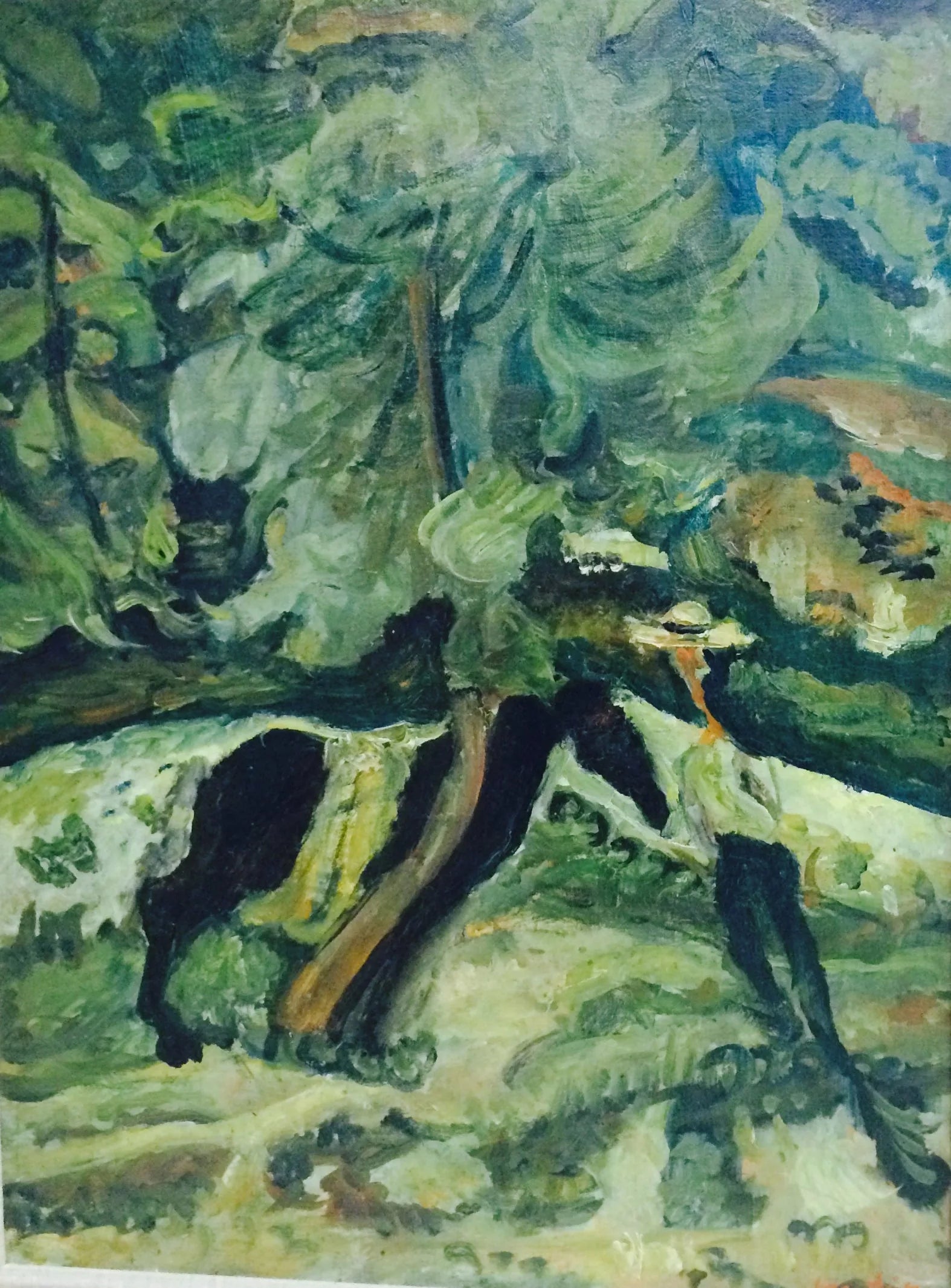 Homme avec cheval - Chaïm Soutine image 1 copie de tableau peinte à la main