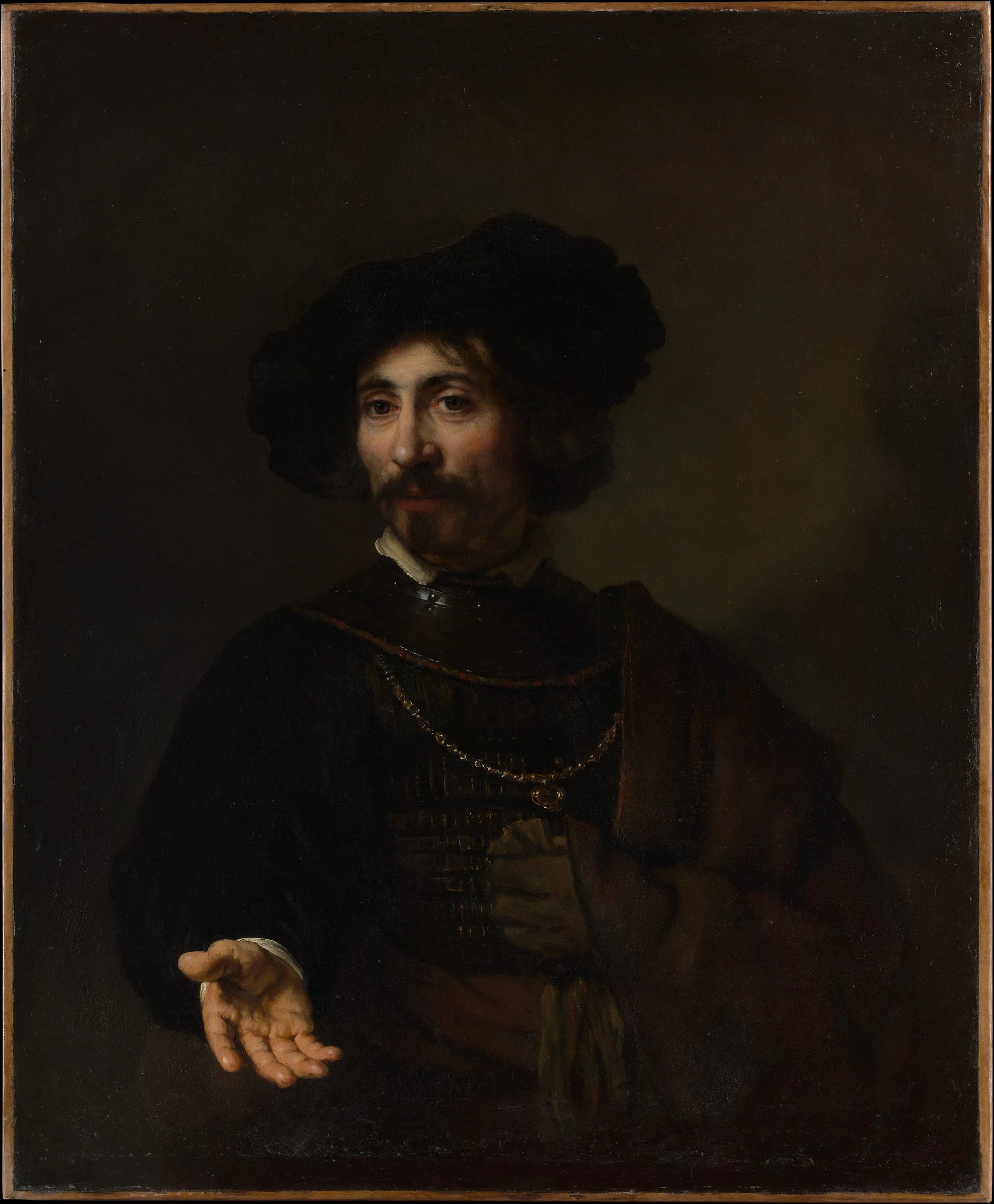 Homme avec un gorgerin d'acier - Rembrandt