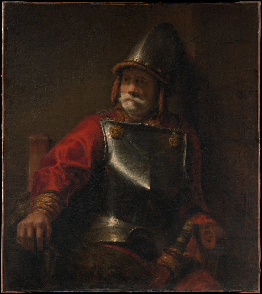 Homme en armure (Mars ?) - Rembrandt