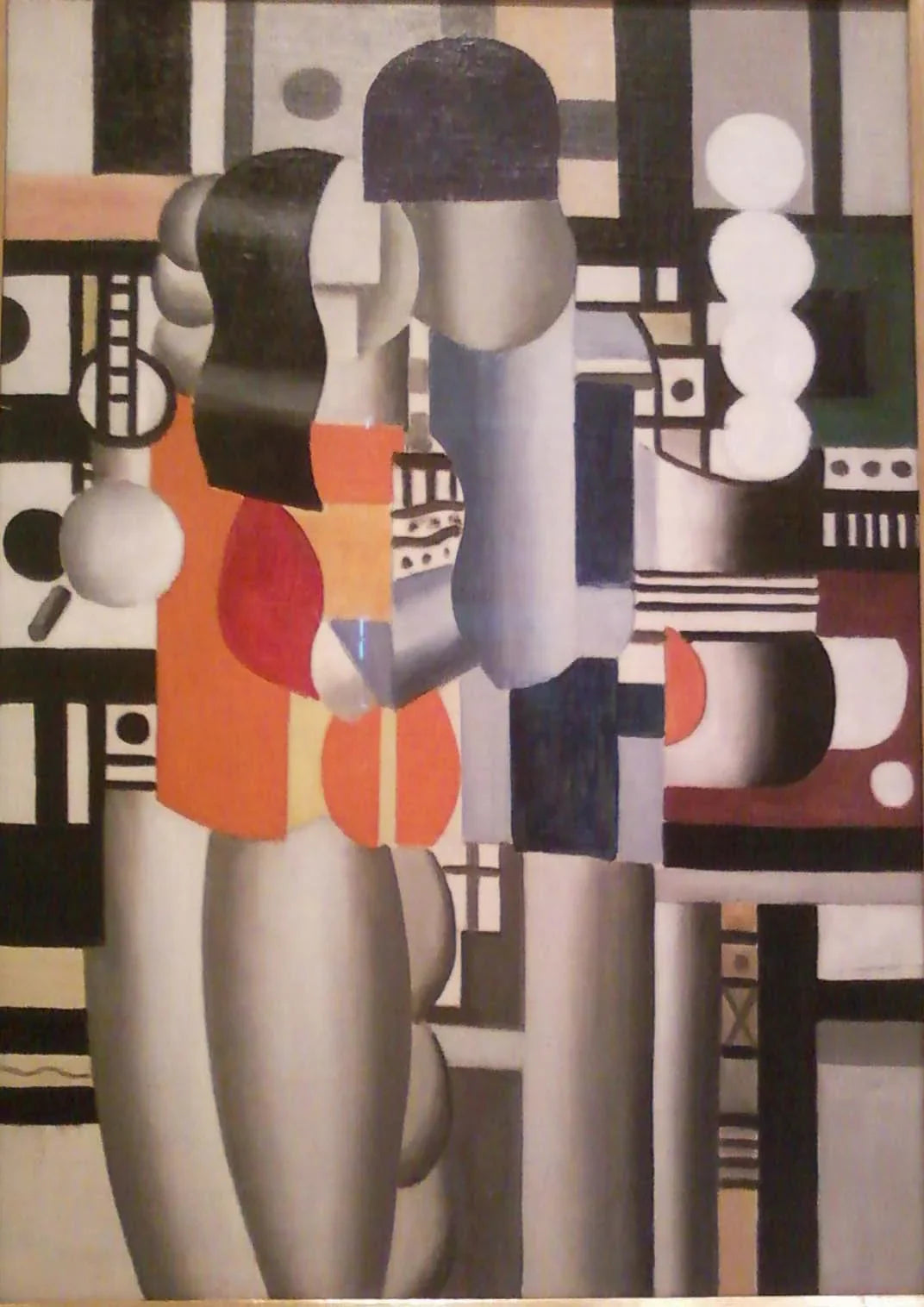 Homme et femme - Fernand Léger image 1 reproduction d’œuvre d’art à l’huile