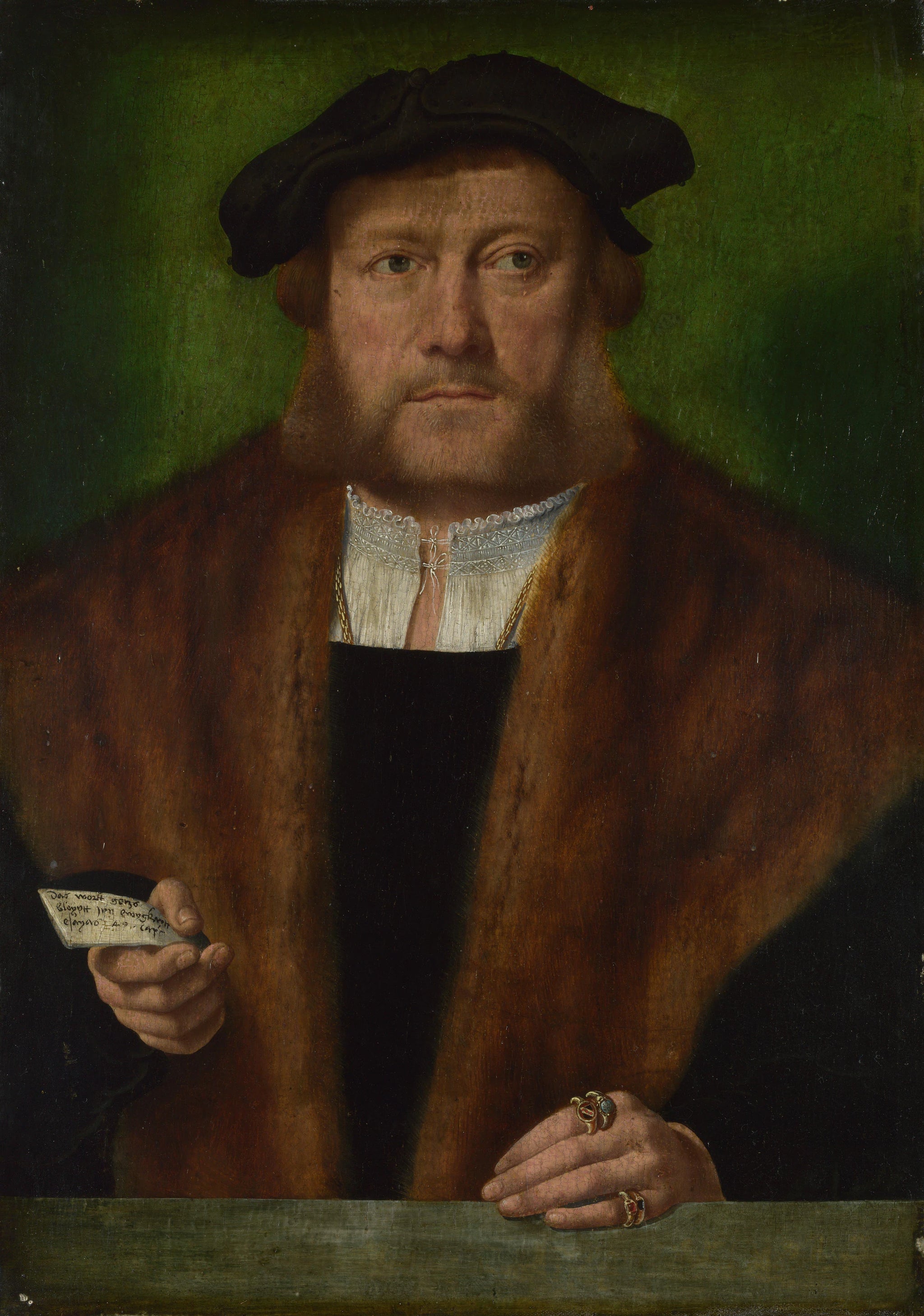 Un homme, probablement de la famille Strauss - Bartholomaeus Bruyn le Vieux
