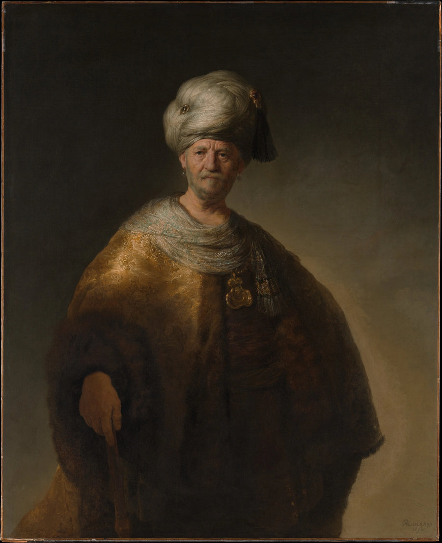 Homme au turban – Rembrandt, 1632