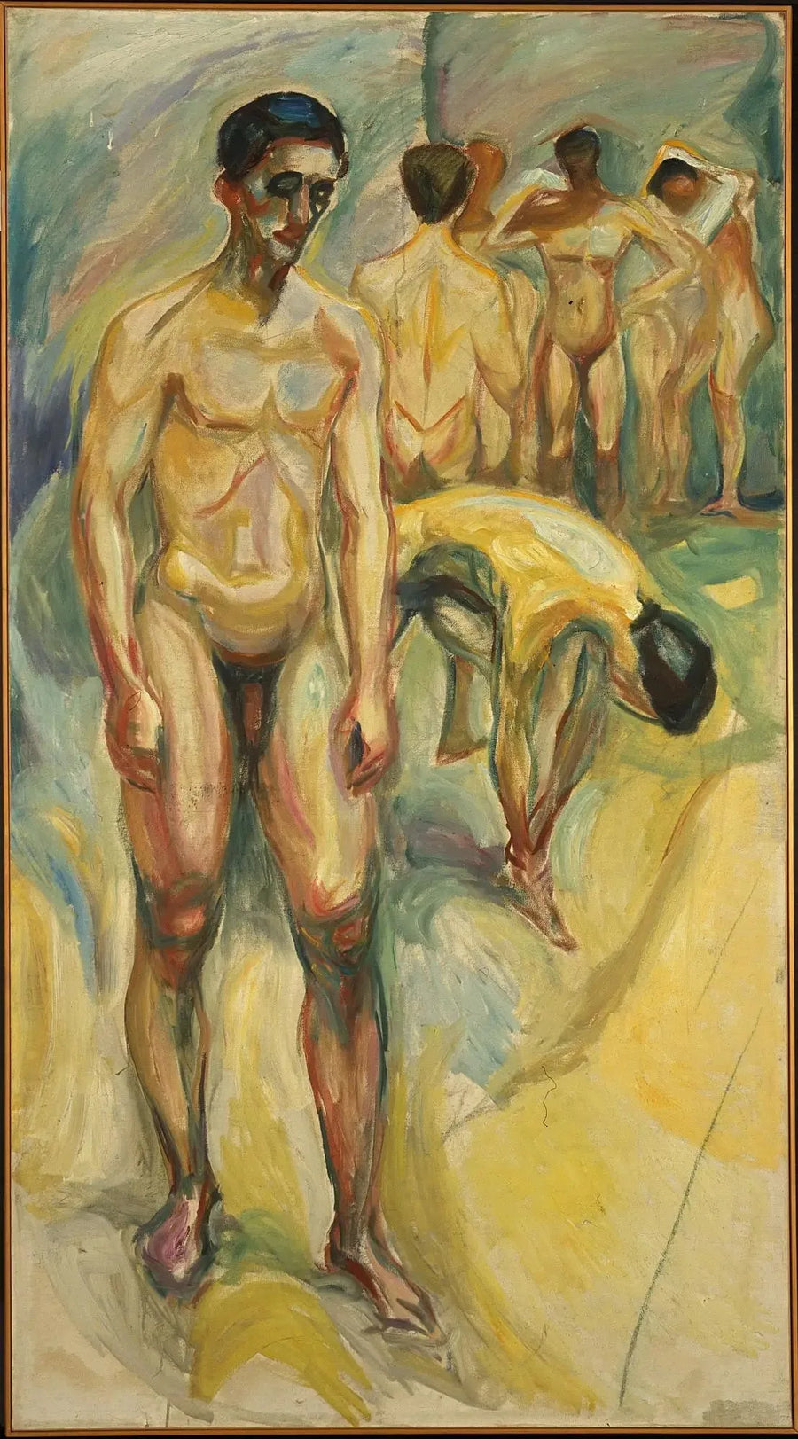 Hommes nus aux bains - Edvard Munch