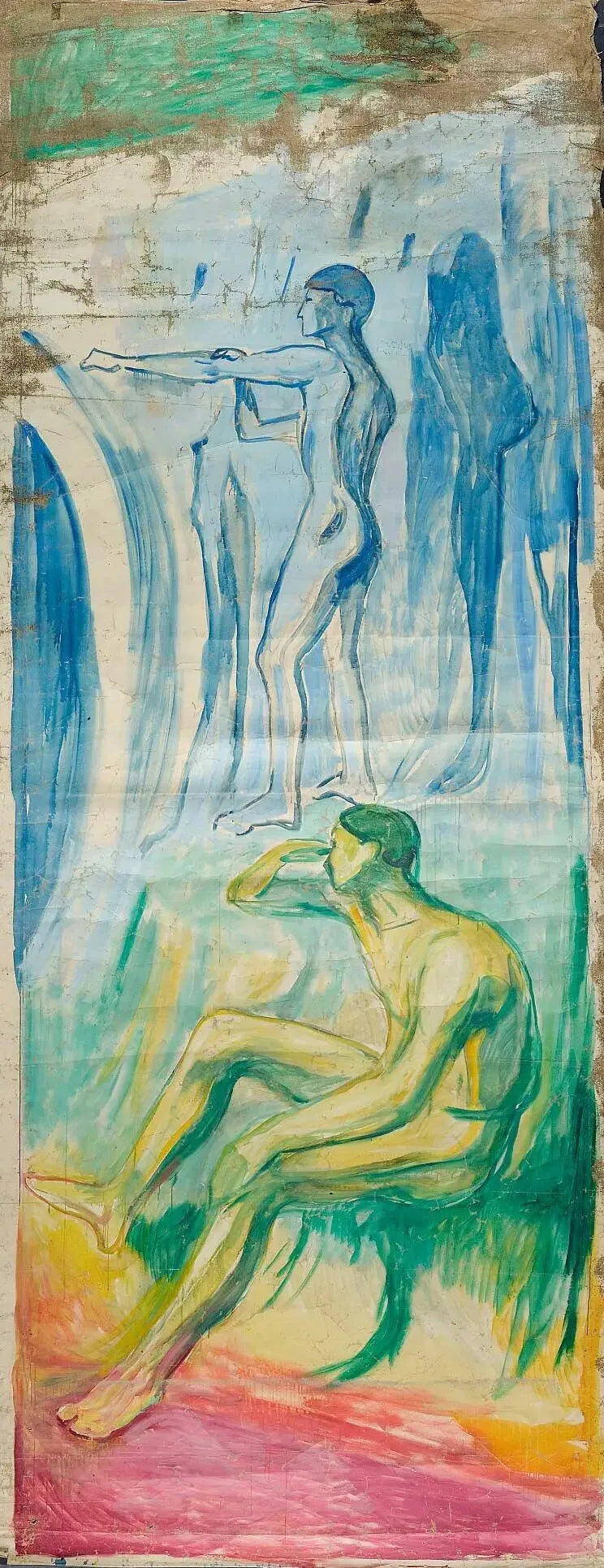 Hommes tournés vers le soleil - Edvard Munch