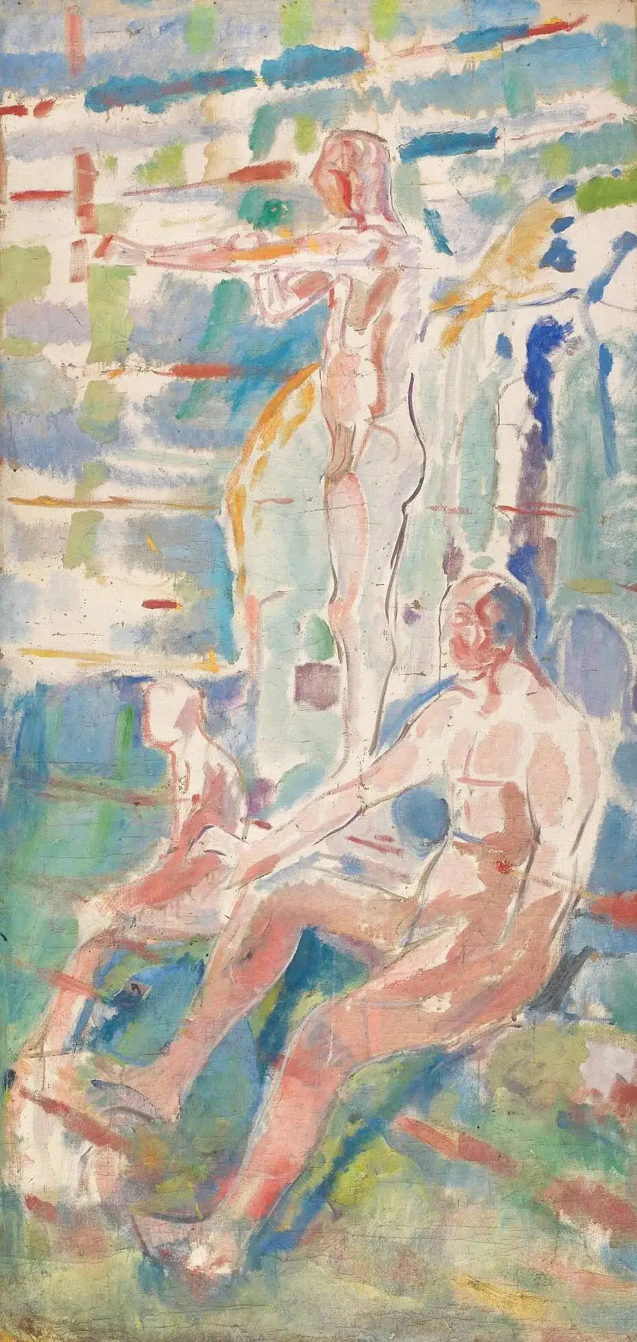 Hommes tournés vers le soleil - Edvard Munch image 1 reproduction réalisée par Alpha Reproduction