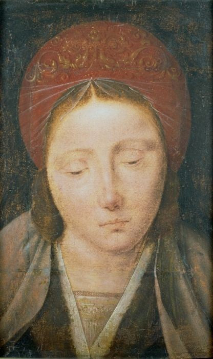 Hoofd van een treurende vrouw - Quentin Metsys