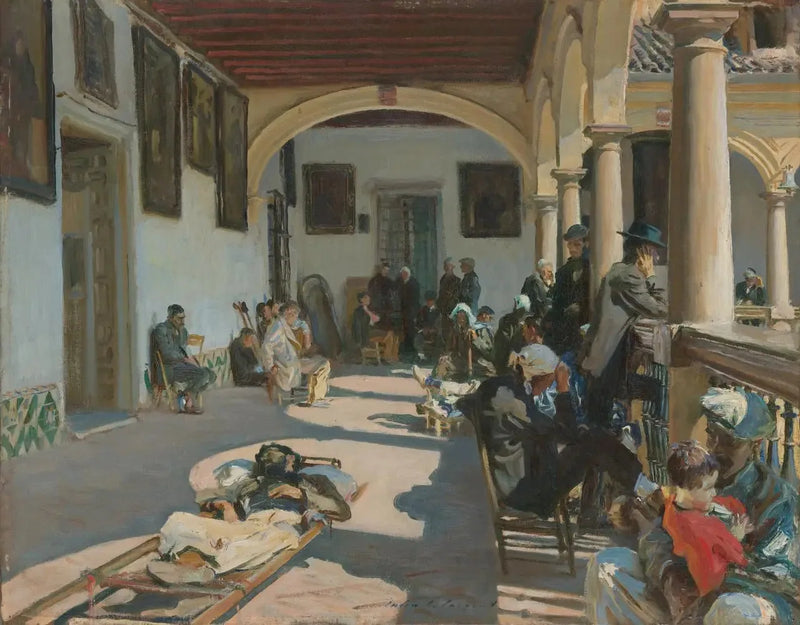 Hôpital de Grenade - John Singer Sargent