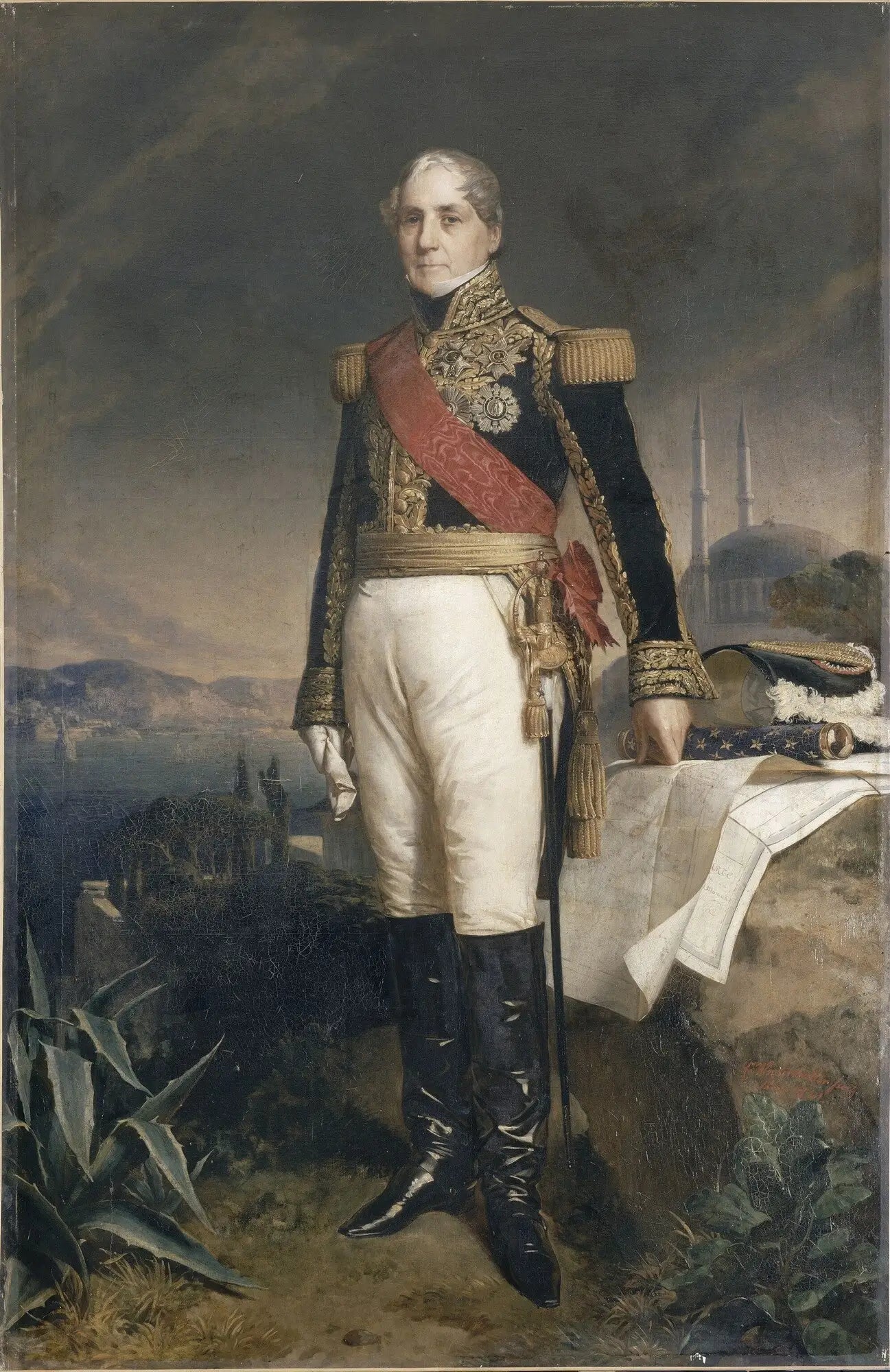 Horace-François-Bastien Sébastiani, comte de La Porta - Franz Xaver Winterhalter image 1 tableau peint à l’huile sur toile