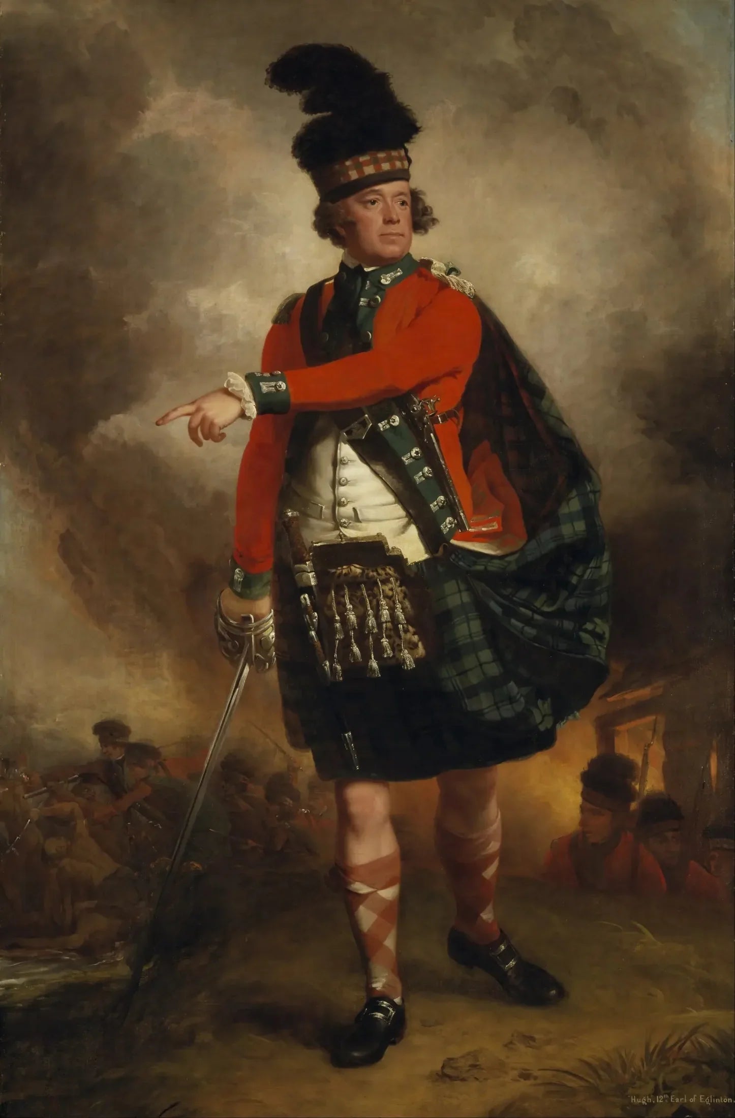 Hugh Montgomerie, 12e comte d'Eglinton. Soldat ; Lord Lieutenant d'Ayrshire - John Singleton Copley image 1 reproduction réalisée par Alpha Reproduction