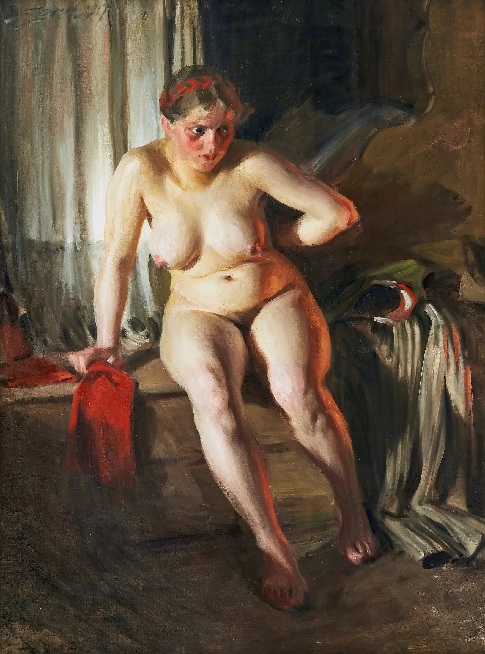 Humeur matinale - Anders Zorn image 1 reproduction artisanale de tableau