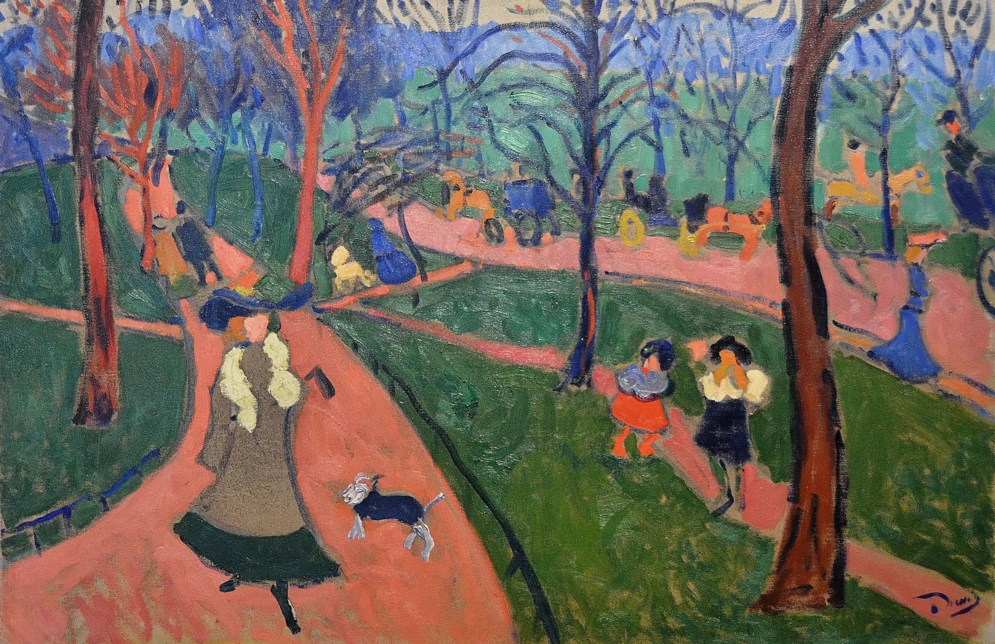 Hyde Park - André Derain image 1 reproduction d’œuvre d’art à l’huile