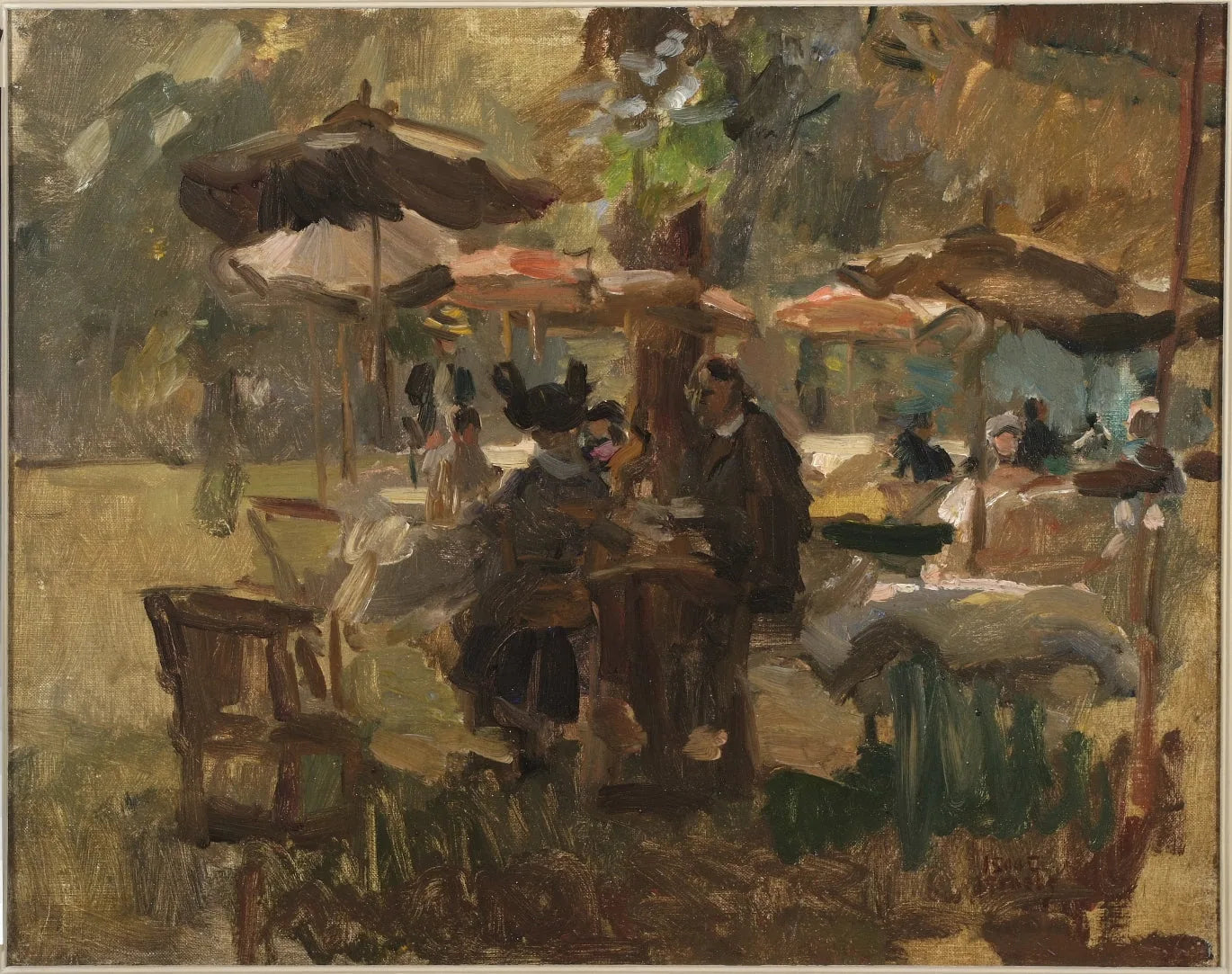 Hyde Park - Isaac Israëls image 1 reproduction artisanale de tableau
