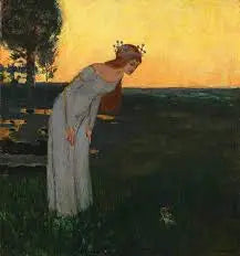 Il était une fois - Franz Von Stuck image 1 copie peinte à la main à l’huile