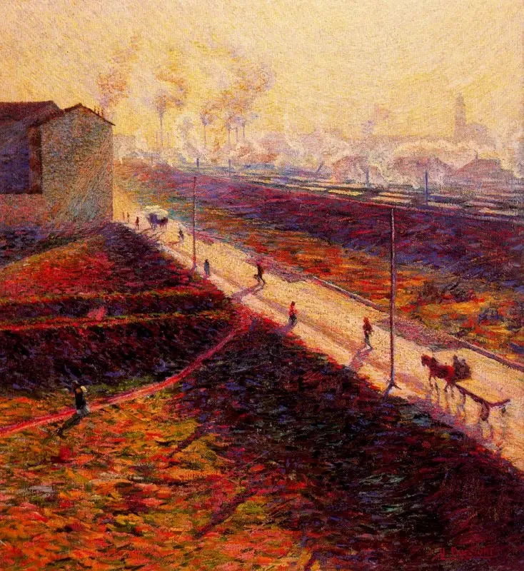 Il Mattino - Umberto Boccioni image 1 reproduction de peinture à l’huile