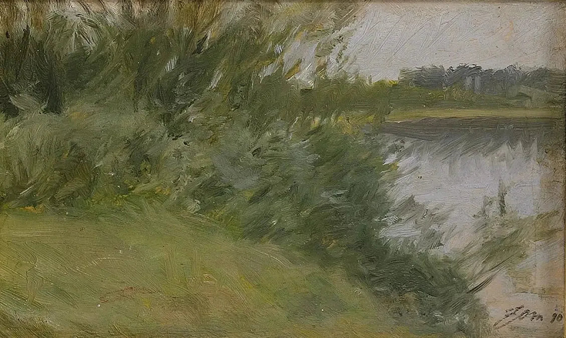 Île à Saxviken - Anders Zorn image 1 copie de tableau peinte à la main