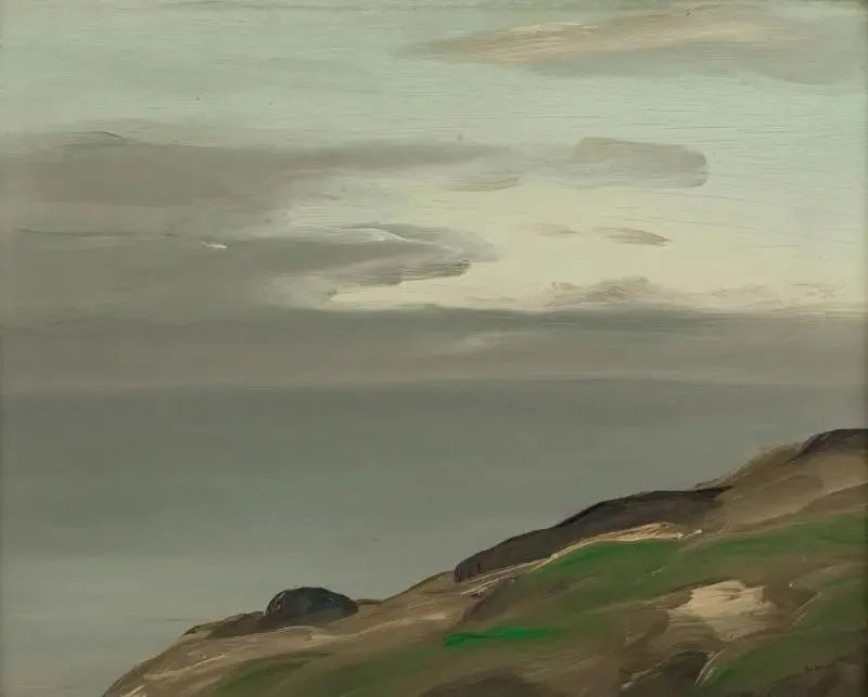 Île Monhegan, Maine - Robert Henri image 1 copie peinte à la main à l’huile