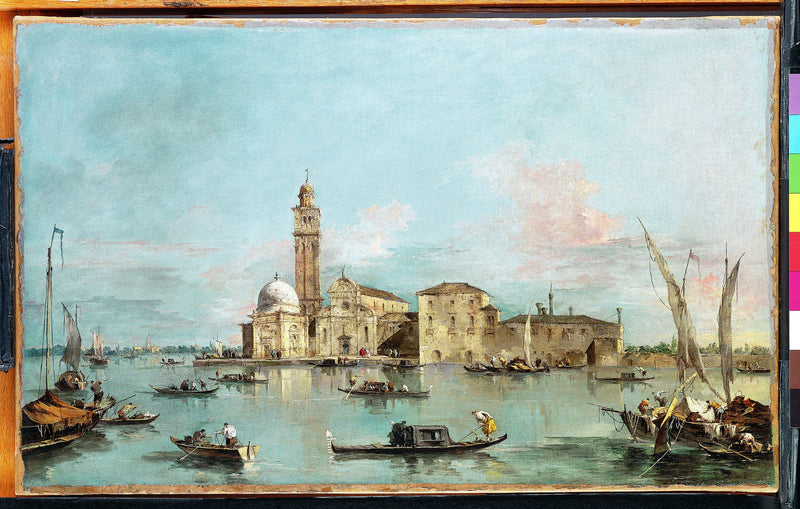 L'île de San Michele, Venise - Francesco Guardi