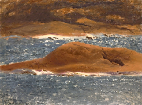 Îlot - Bruno Liljefors image 1 copie peinte à la main à l’huile