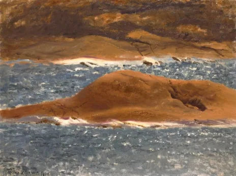 Îlot - Bruno Liljefors image 1 copie peinte à la main à l’huile