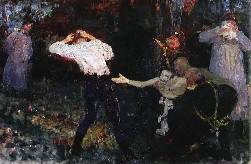 Портрет Л.Н. Толстого и С.А. Толстой - Ilya Repin
