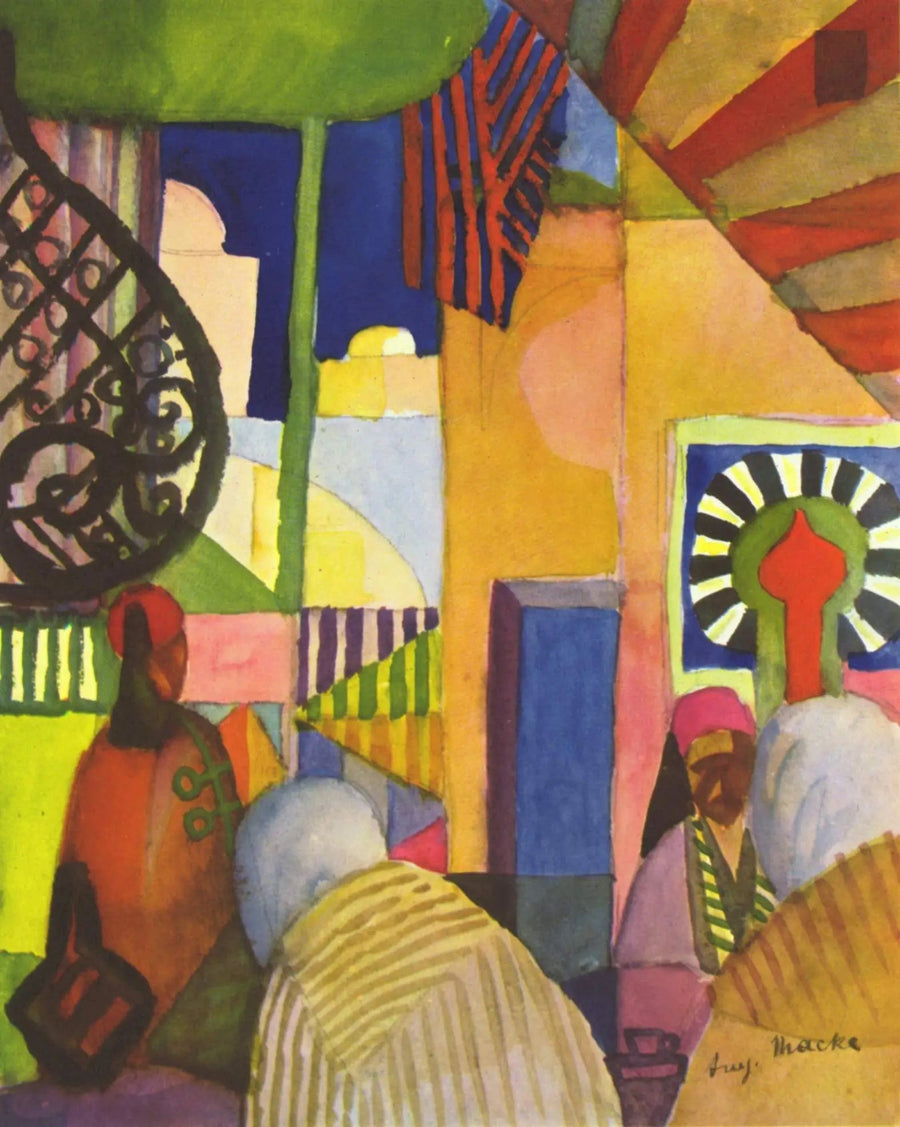 Im Basar - August Macke