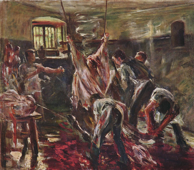 Im Schlachthaus - Lovis Corinth